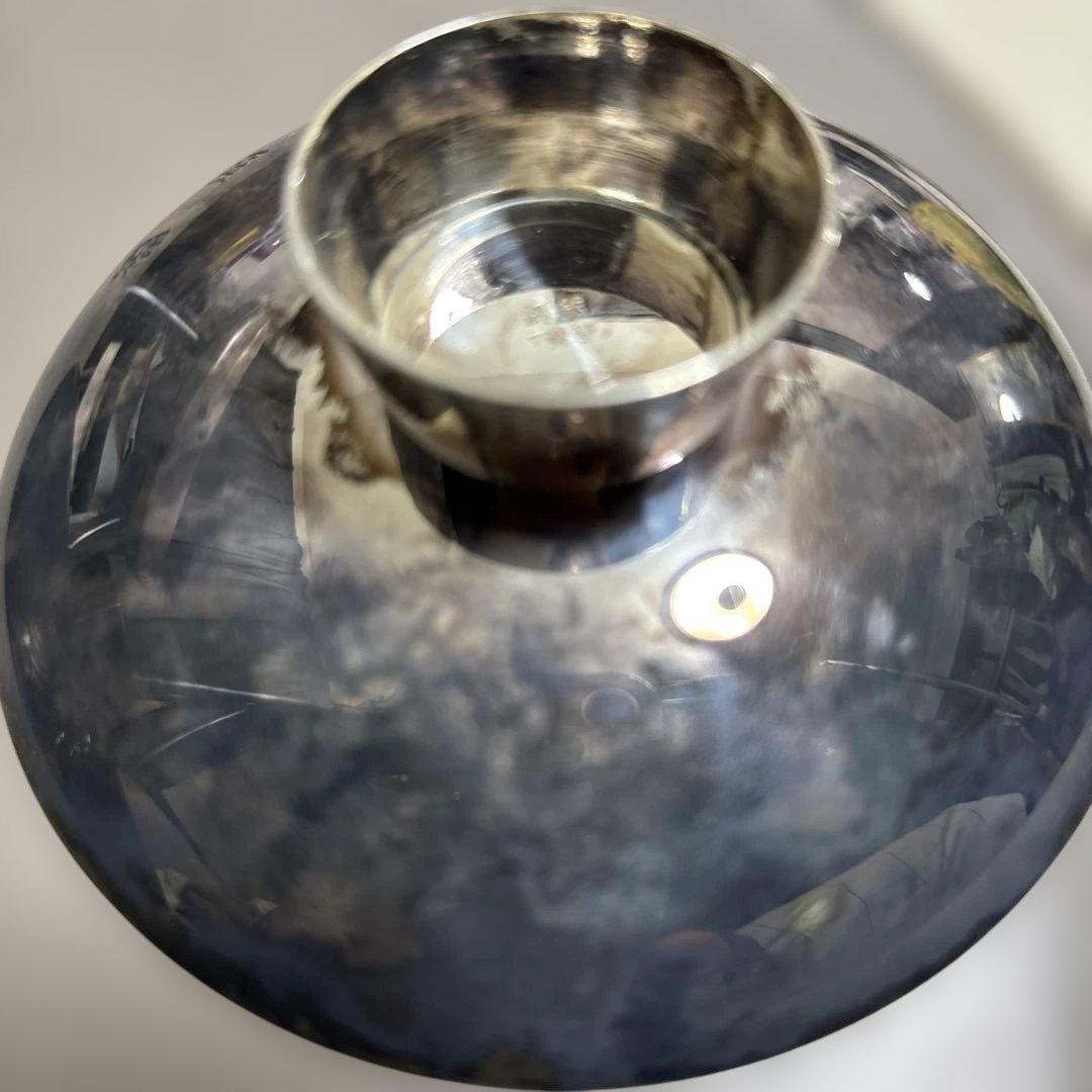 銀杯　銀盃　2個まとめ　約411g 吉岳宗雲斎造　菊家紋　銀杯　天賞堂