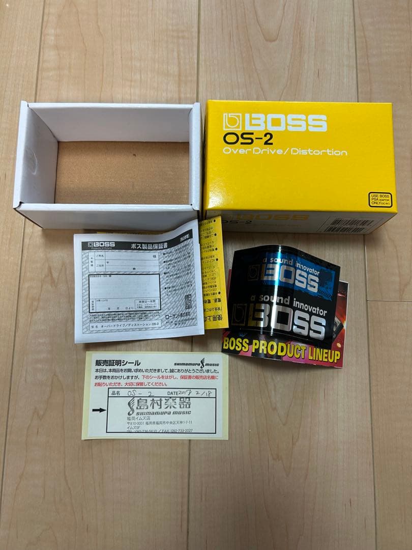 【箱付き】BOSS OS-2 、CAJ AC/DC Station IV