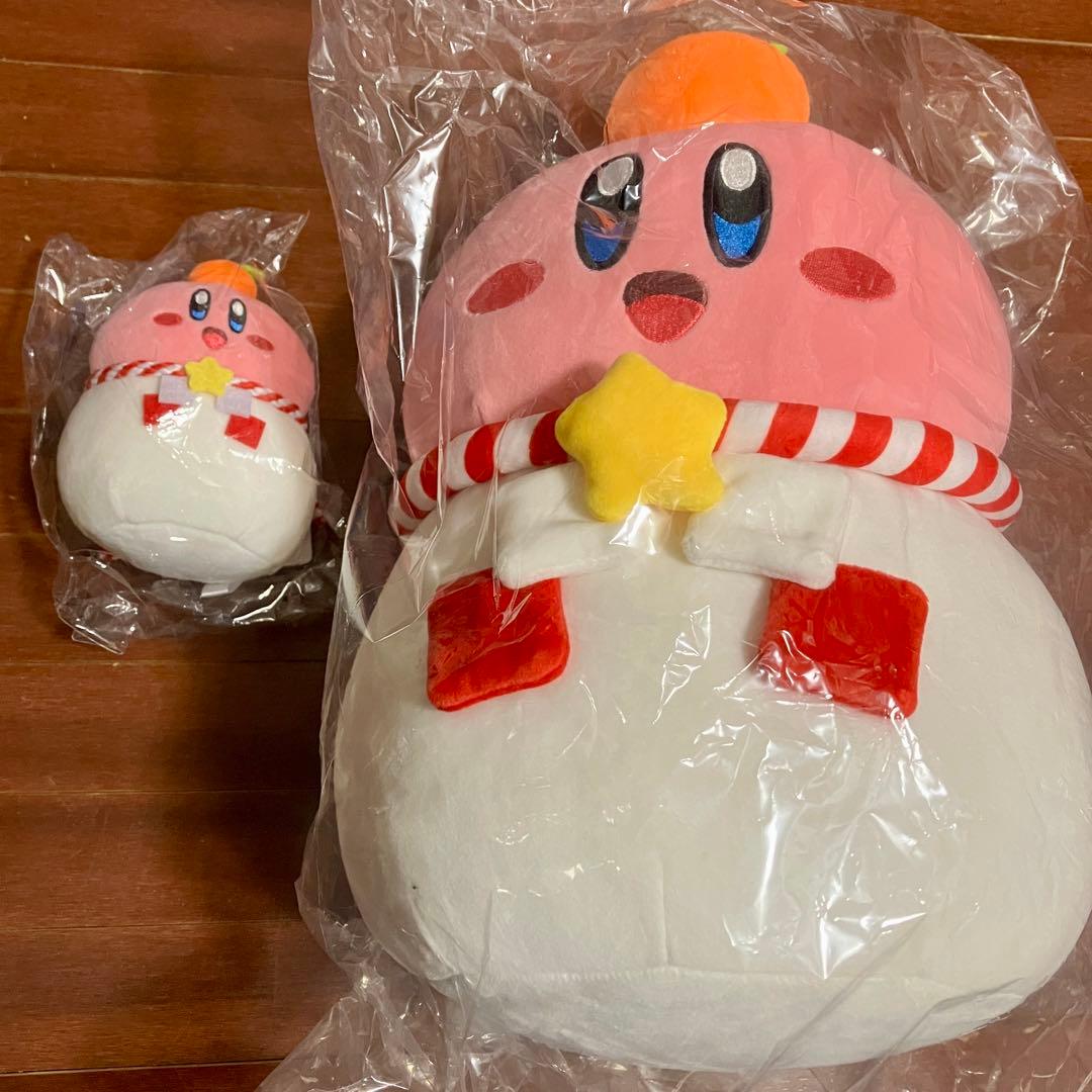 星のカービィ 鏡餅　おもちもちもち クッション マスコット えがお ぬいぐるみ