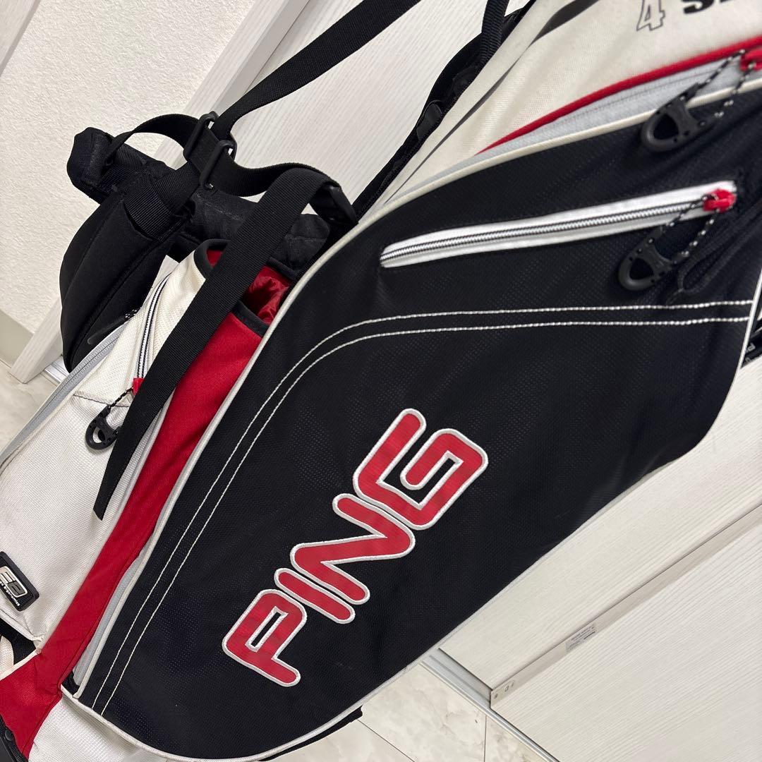 PING 4 SERIES 8.5型軽量スリム スタンドキャディーバッグ