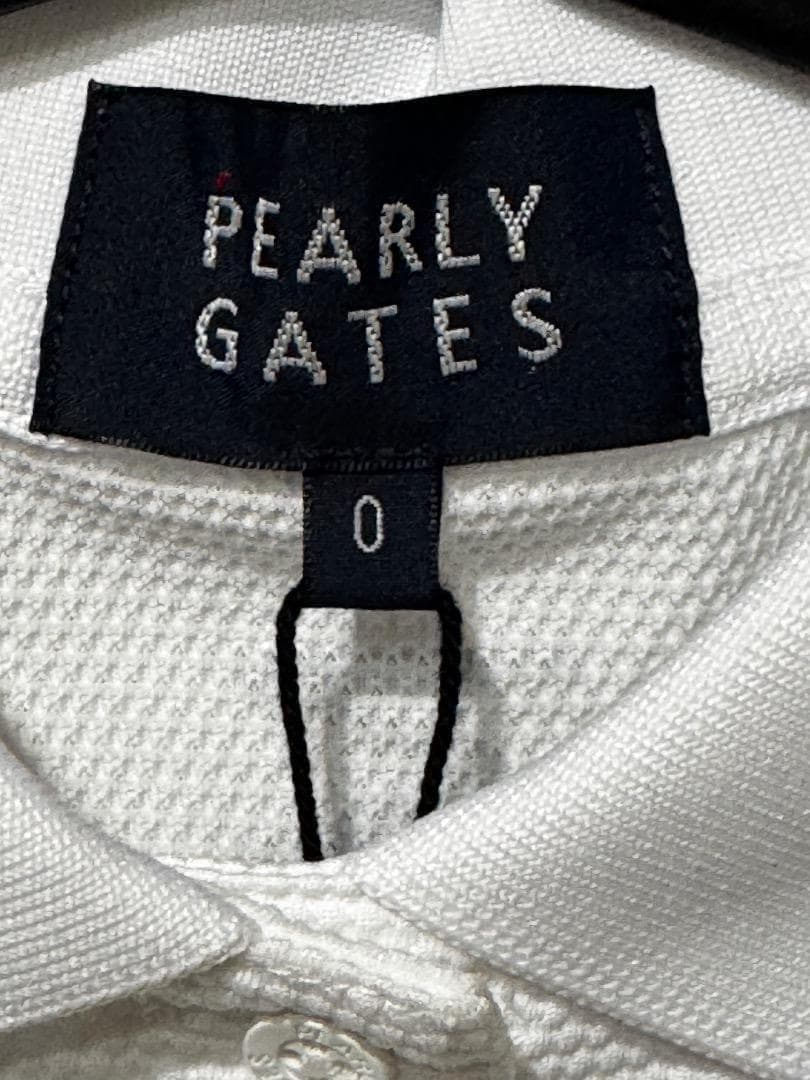 パーリーゲイツ レディース 半袖 ポロシャツ マルチロゴ柄 サイズ0 新品