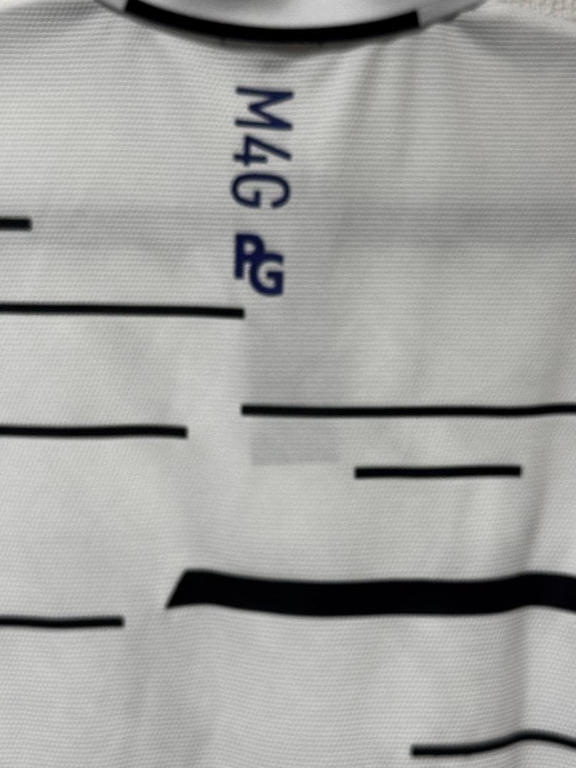 パーリーゲイツ レディース 半袖 ポロシャツ マルチロゴ柄 サイズ0 新品