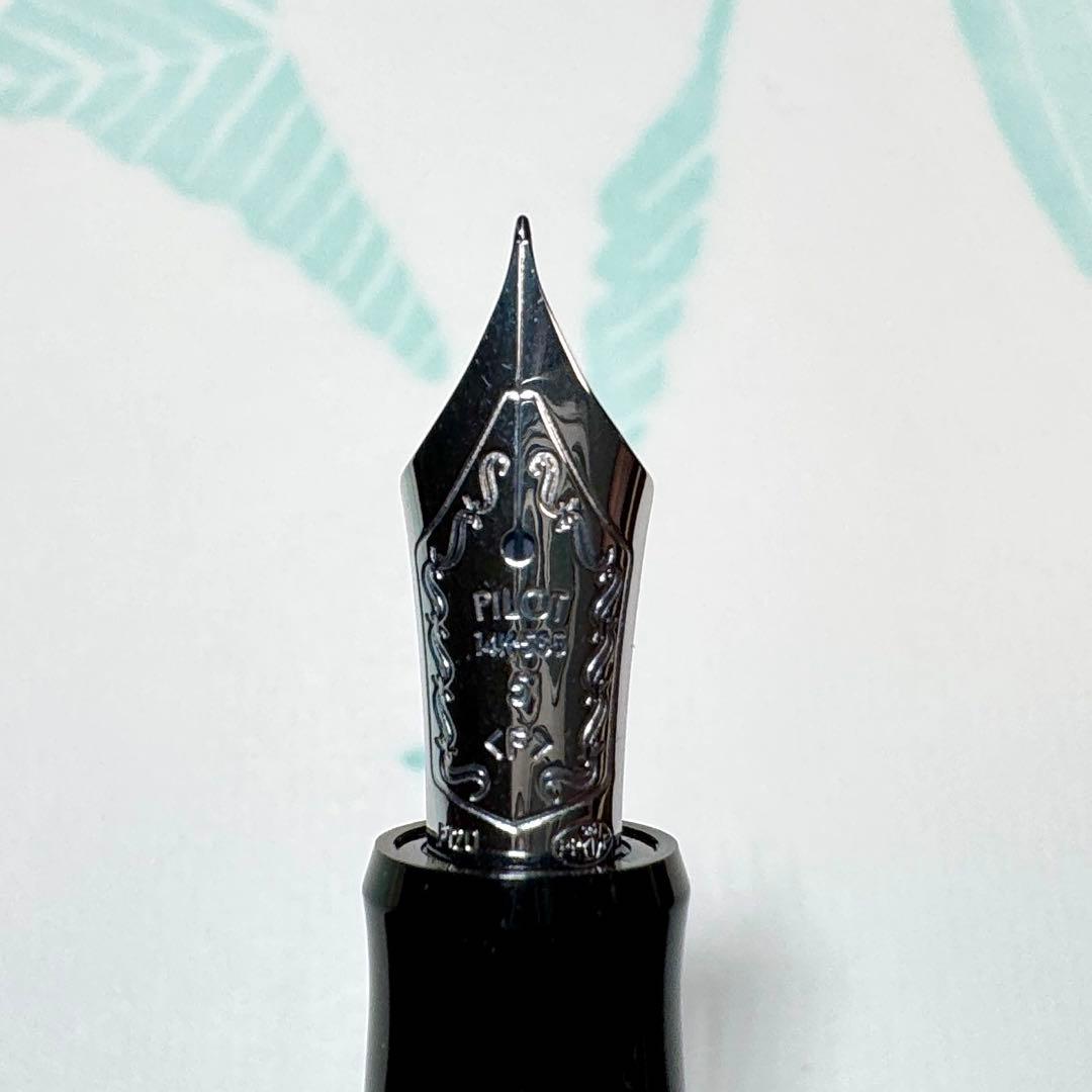 【美品】 PILOT 万年筆 カスタムヘリテイジ91 限定色 ブルー 細字 F