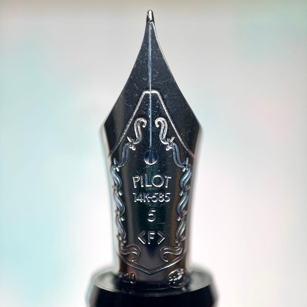 【美品】 PILOT 万年筆 カスタムヘリテイジ91 限定色 ブルー 細字 F