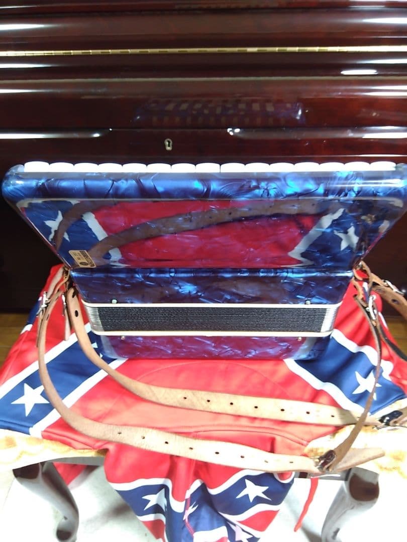 （美品即演奏可）TAMBO SOPRANO アコーディオン 青【信頼の日本製】