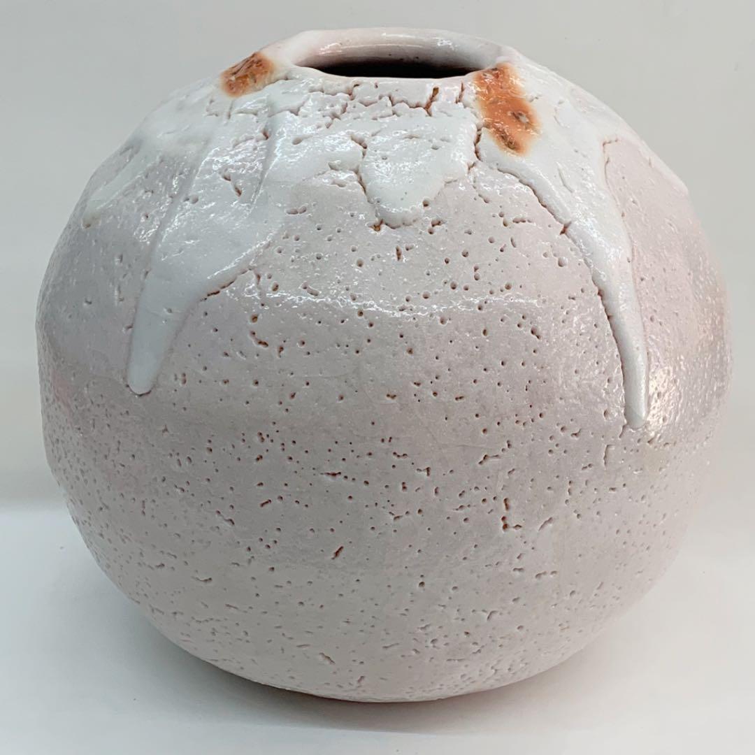 【花入15】志野　8号     加藤隆