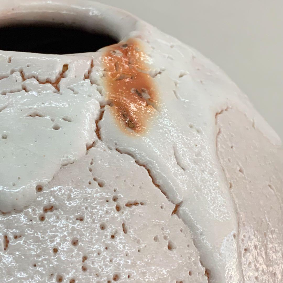 【花入15】志野　8号     加藤隆