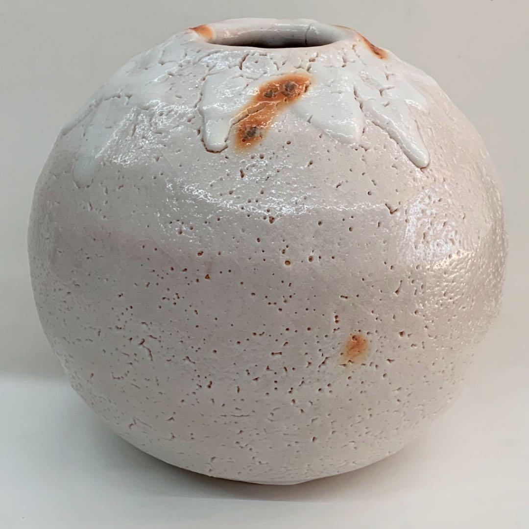 【花入15】志野　8号     加藤隆