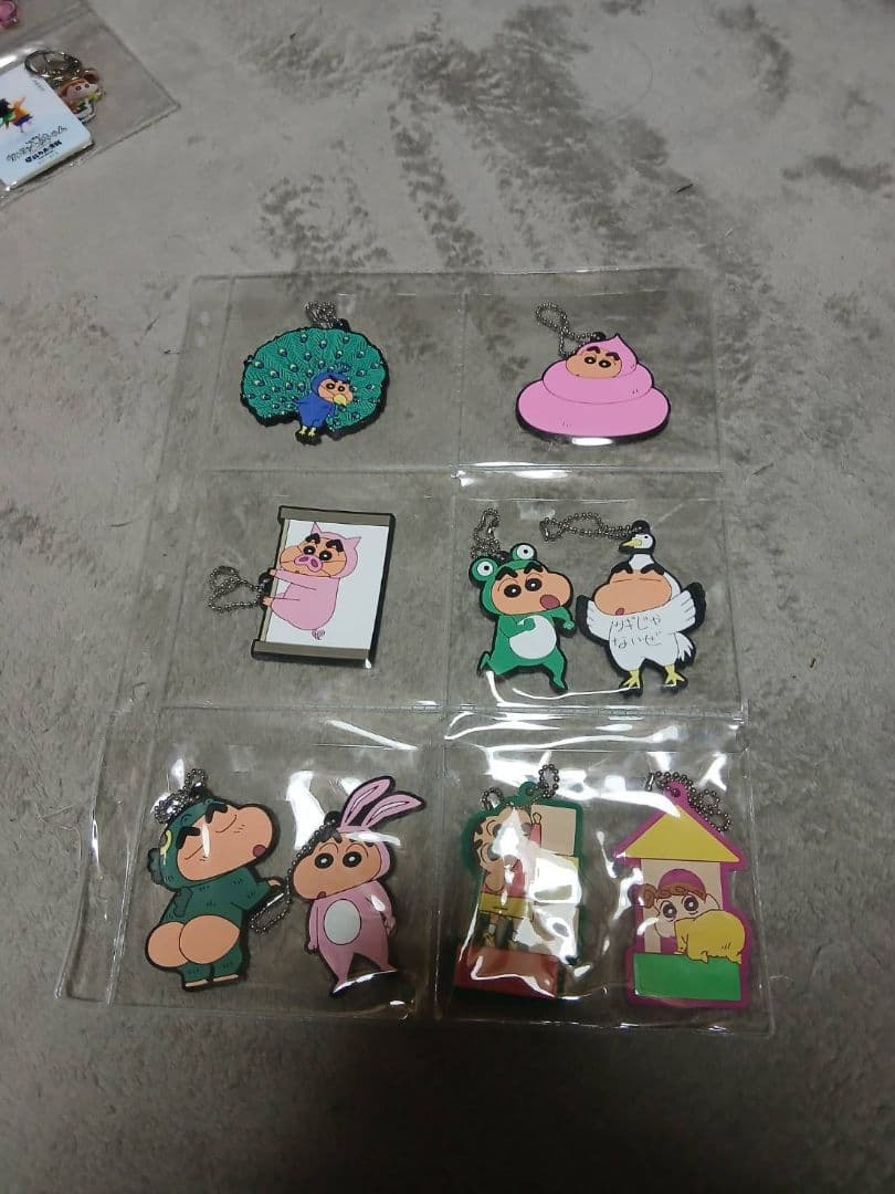 クレヨンしんちゃん ３Ｄアクリルキーホルダー などセット