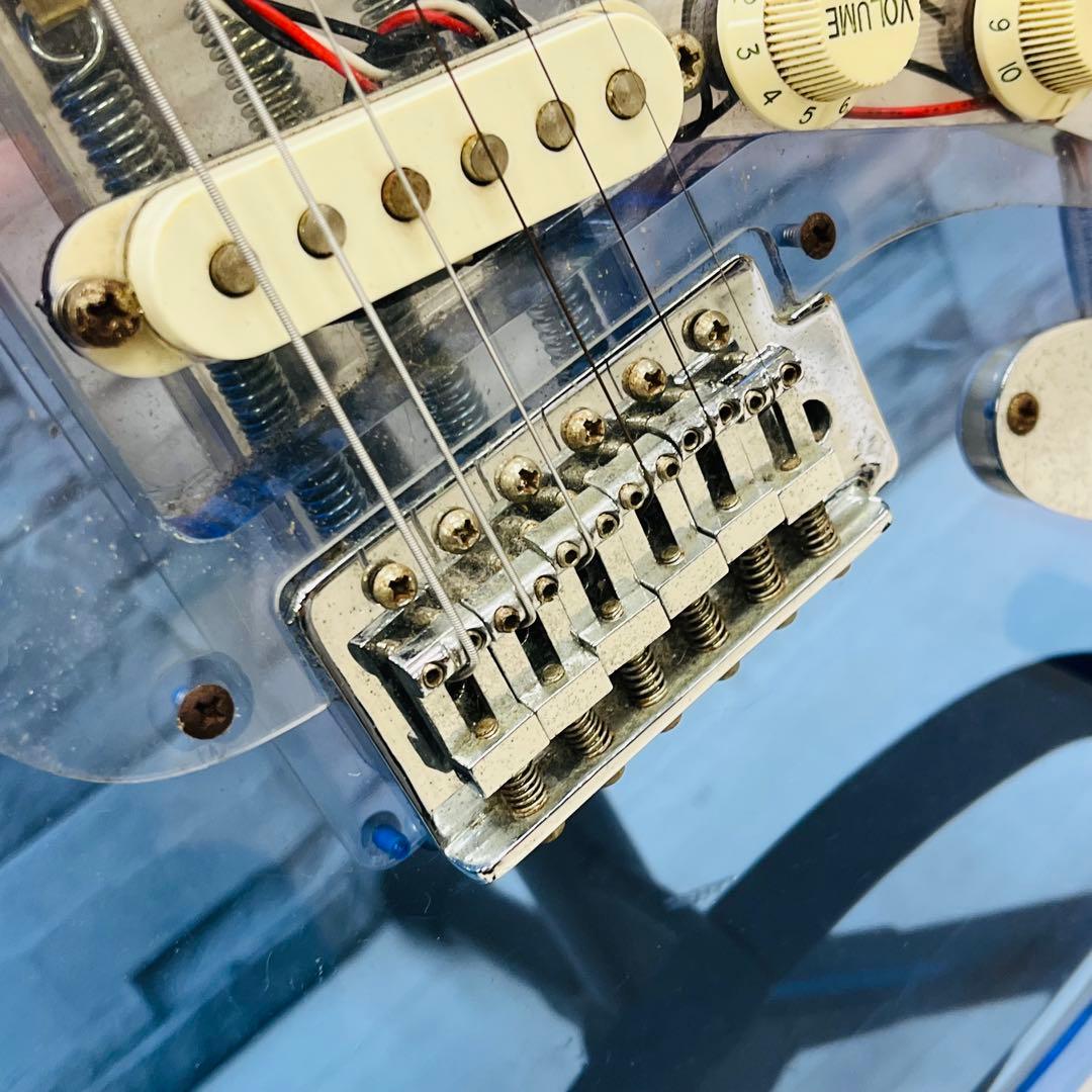 PhotoGenic st スケルトンブルー アクリルエレキギター