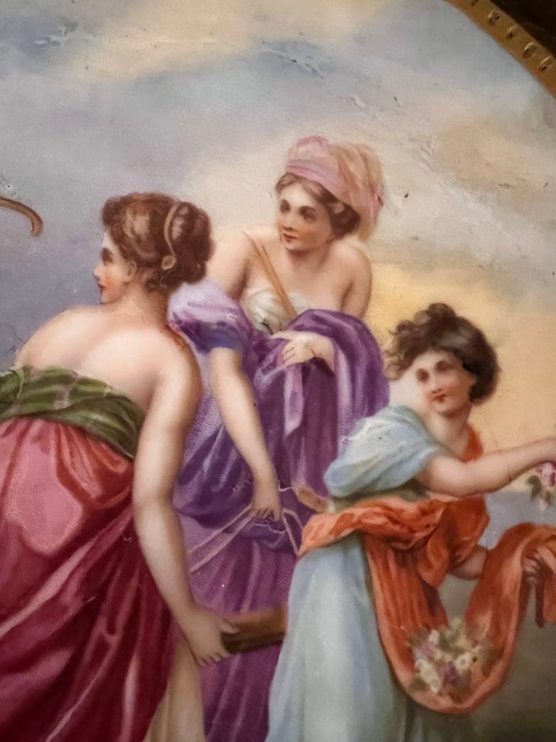 古典的神話の装飾皿