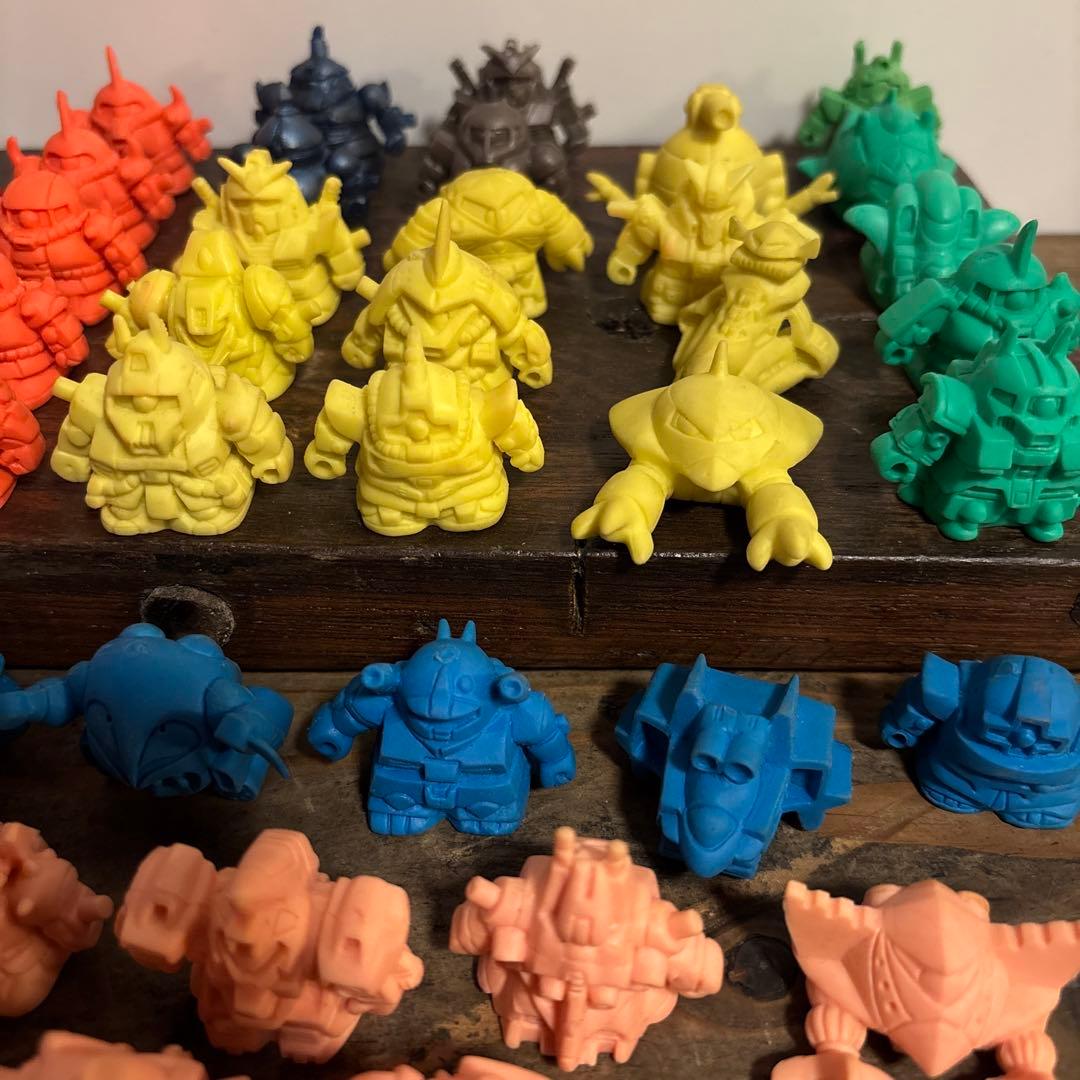 【まとめ売り】ガン消し ガンダム 昭和 レトロ ガチャ レア 初期 パーツ