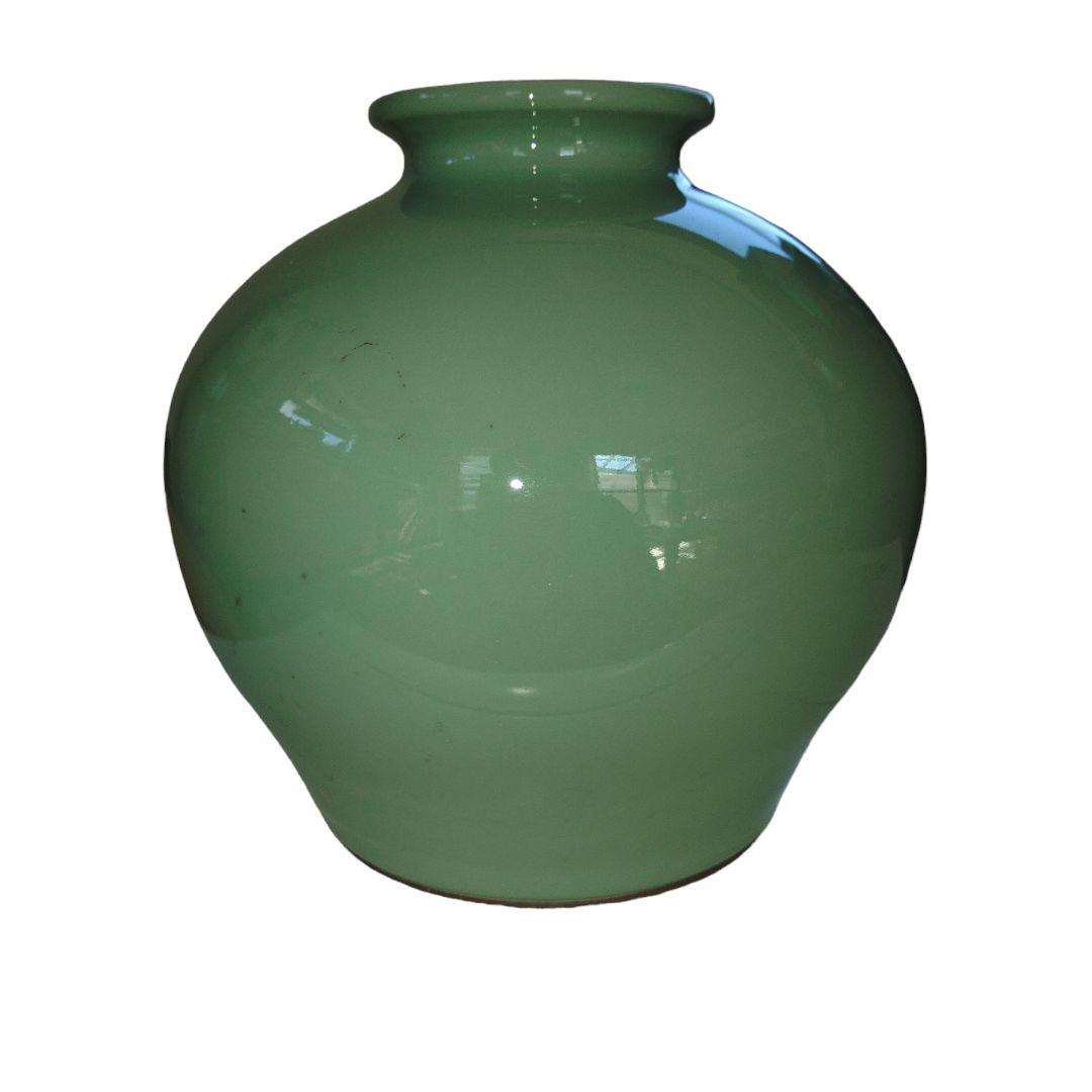 名工　宮永東山　青磁花入