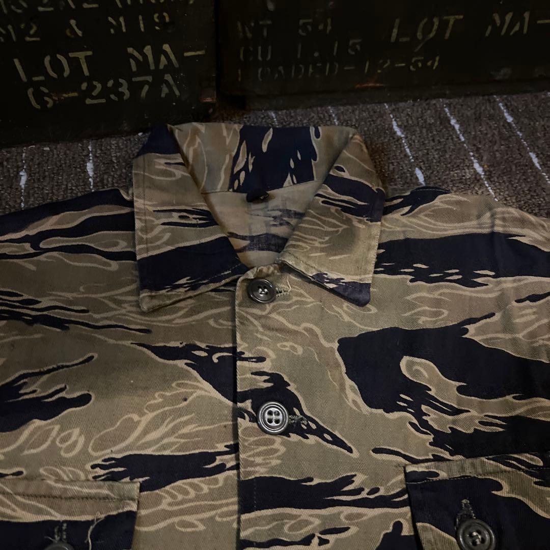 60年代　ベトナム戦　タイガーカモ　タイガーストライプカモ　ジャケット