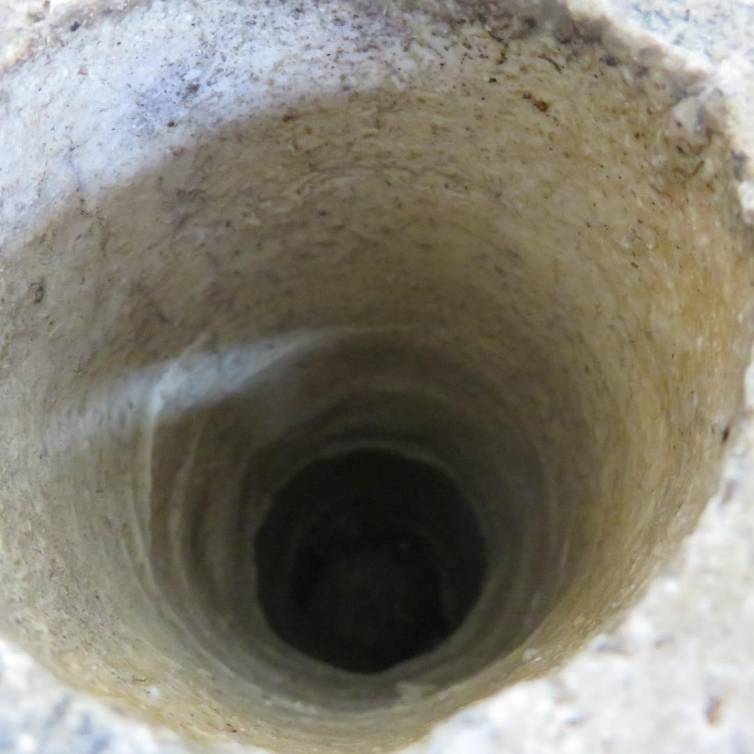 筒花入 花瓶 フラワーベース 作家 信楽 共箱 愛子