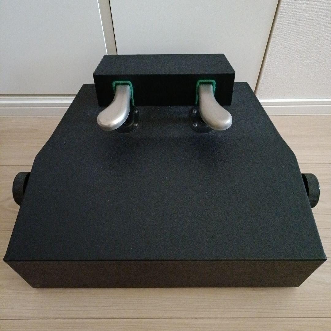 吉澤(PEACOCK)　ピアノ補助ペダル　AX-100　銀ペダル　黒　取説付