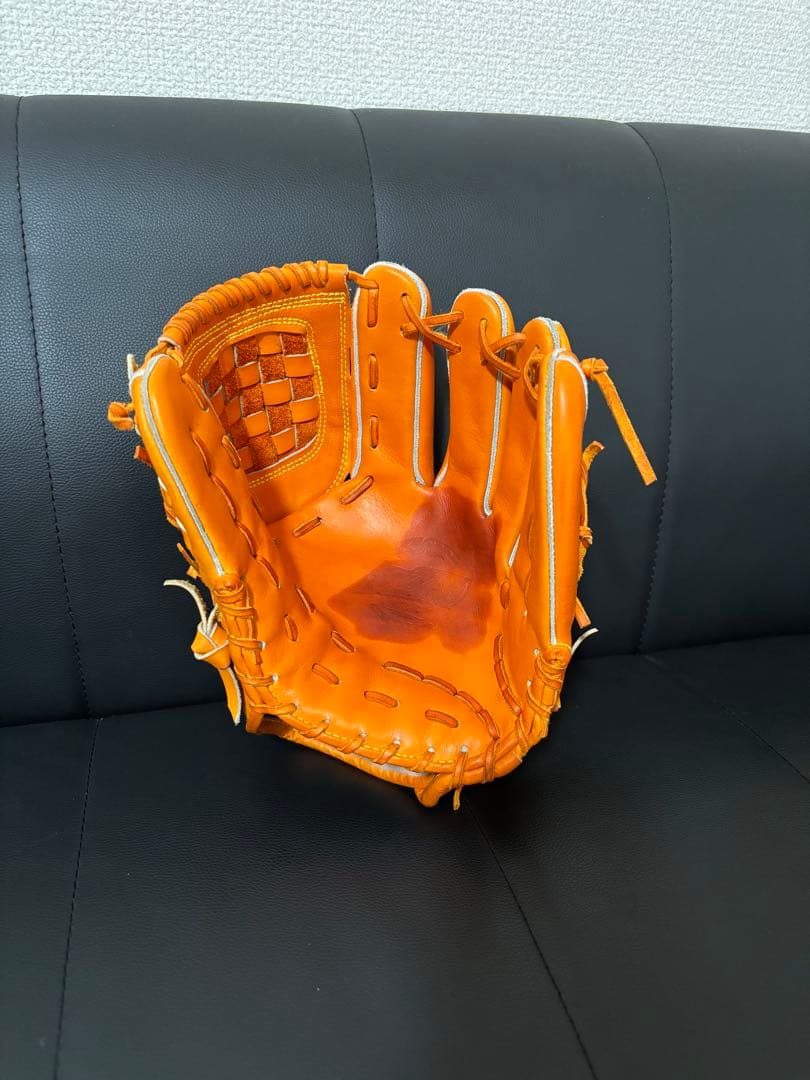 YSF硬式野球グローブ オレンジ　硬式内野