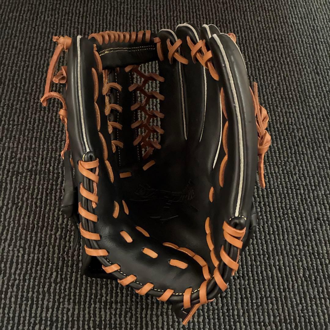 Mizuno ウィルドライブ　軟式野球グローブ 黒/茶