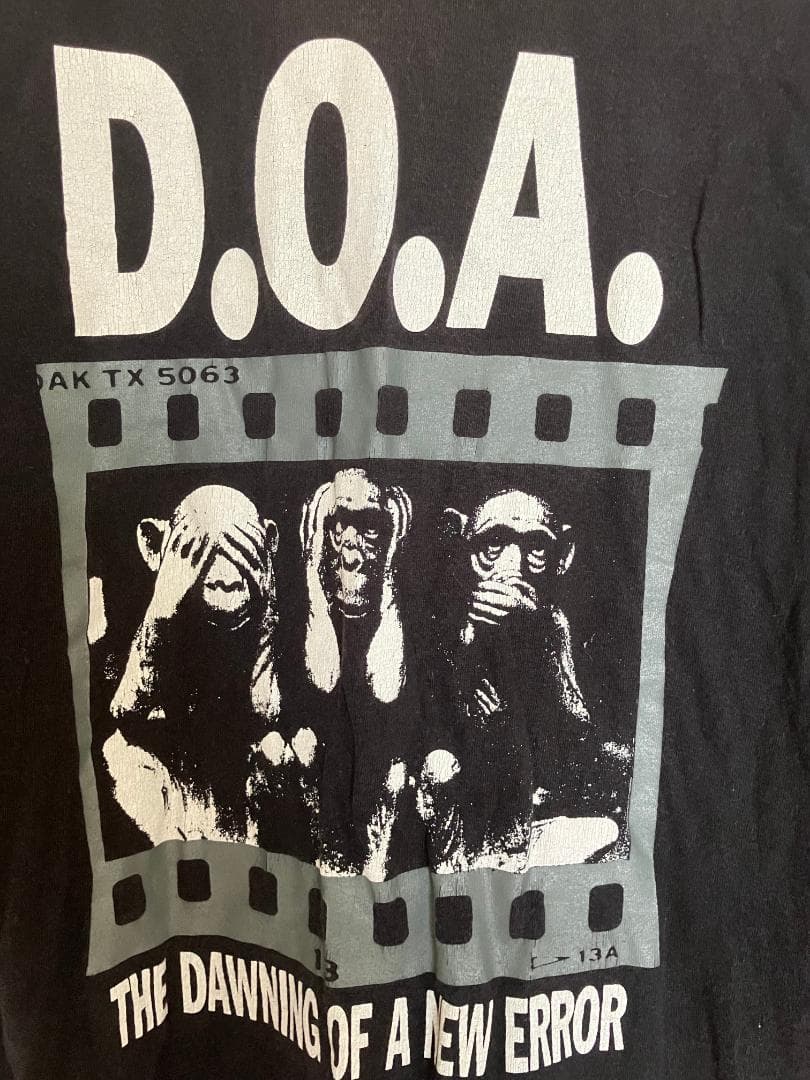 D.O.A. ロングスリーブTシャツ ロンT punk, hardcore