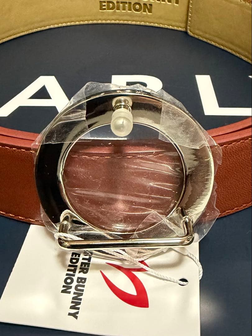 ①新品 未使用 マスターバニー MBE ベルト シンチュウ バックル 2点セット