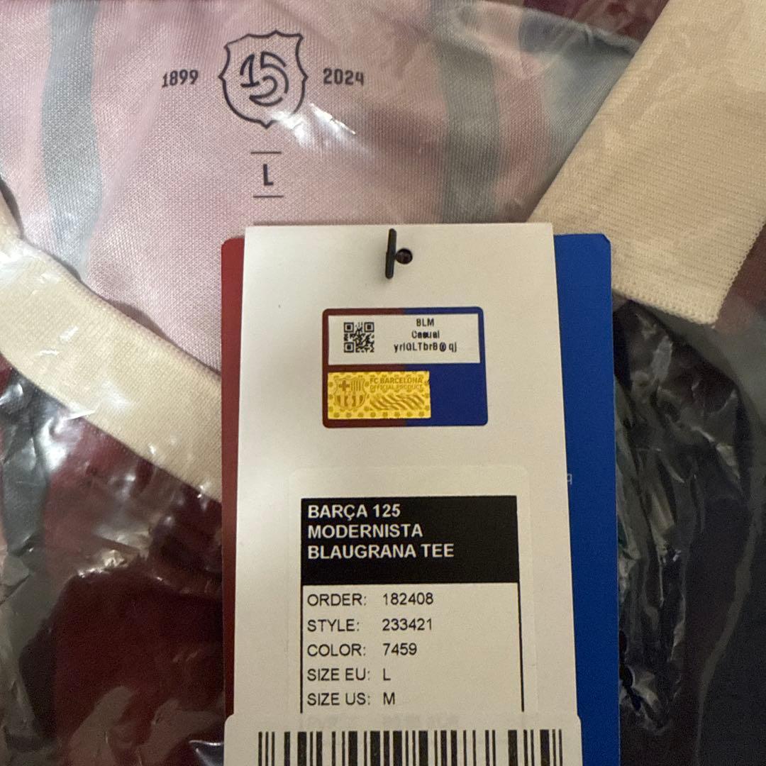 【完売品・タグ付新品未開封】バルセロナ　125周年記念ポロシャツ