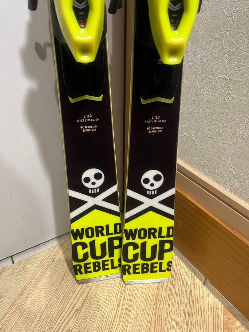 最終値下げ！HEAD WORLDCUP REBELS I.SLR 160cm