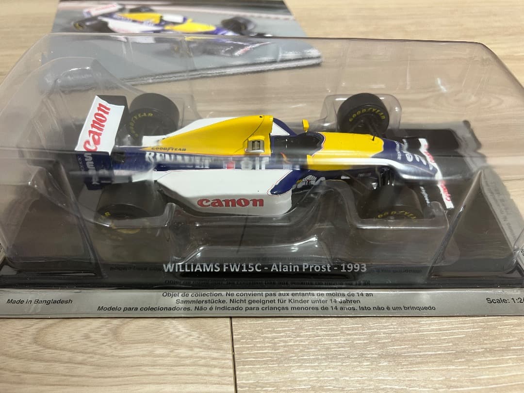 タバコデカール付　ビッグスケールF1コレクション ウィリアムズ　FW15C