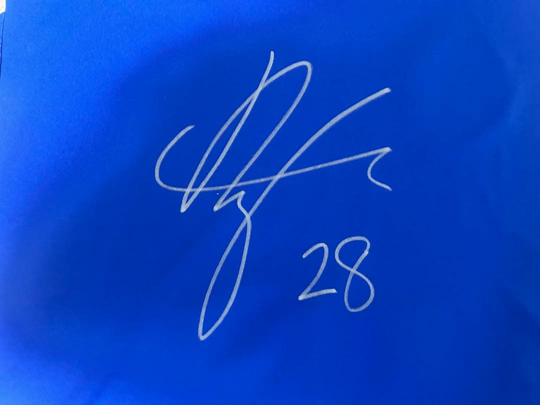 横浜F・マリノス 2022年 仲川輝人 ユニフォーム 山根陸直筆サイン入り