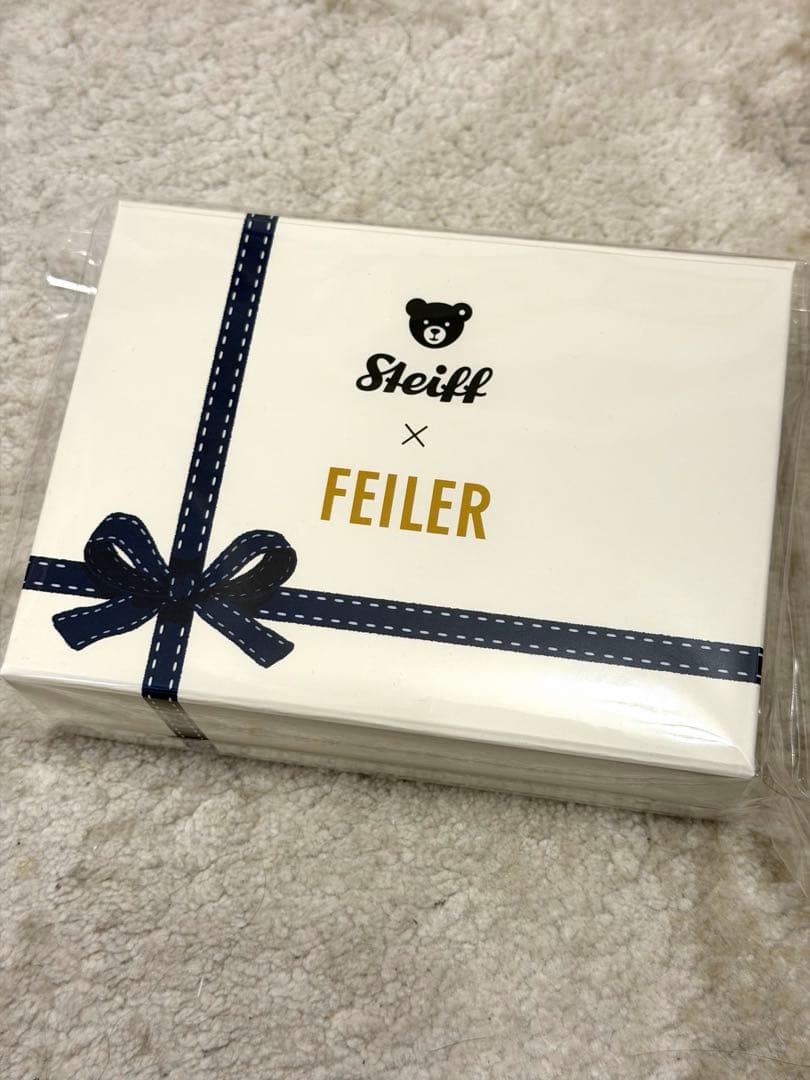 Steiff x FEILER コラボセット　新品未開封　シュタイフ　フェイラー