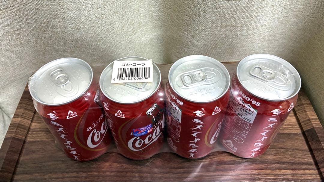 【未開封】コカ・コーラ 長野オリンピック 記念缶 98年 未開封パック 観賞用