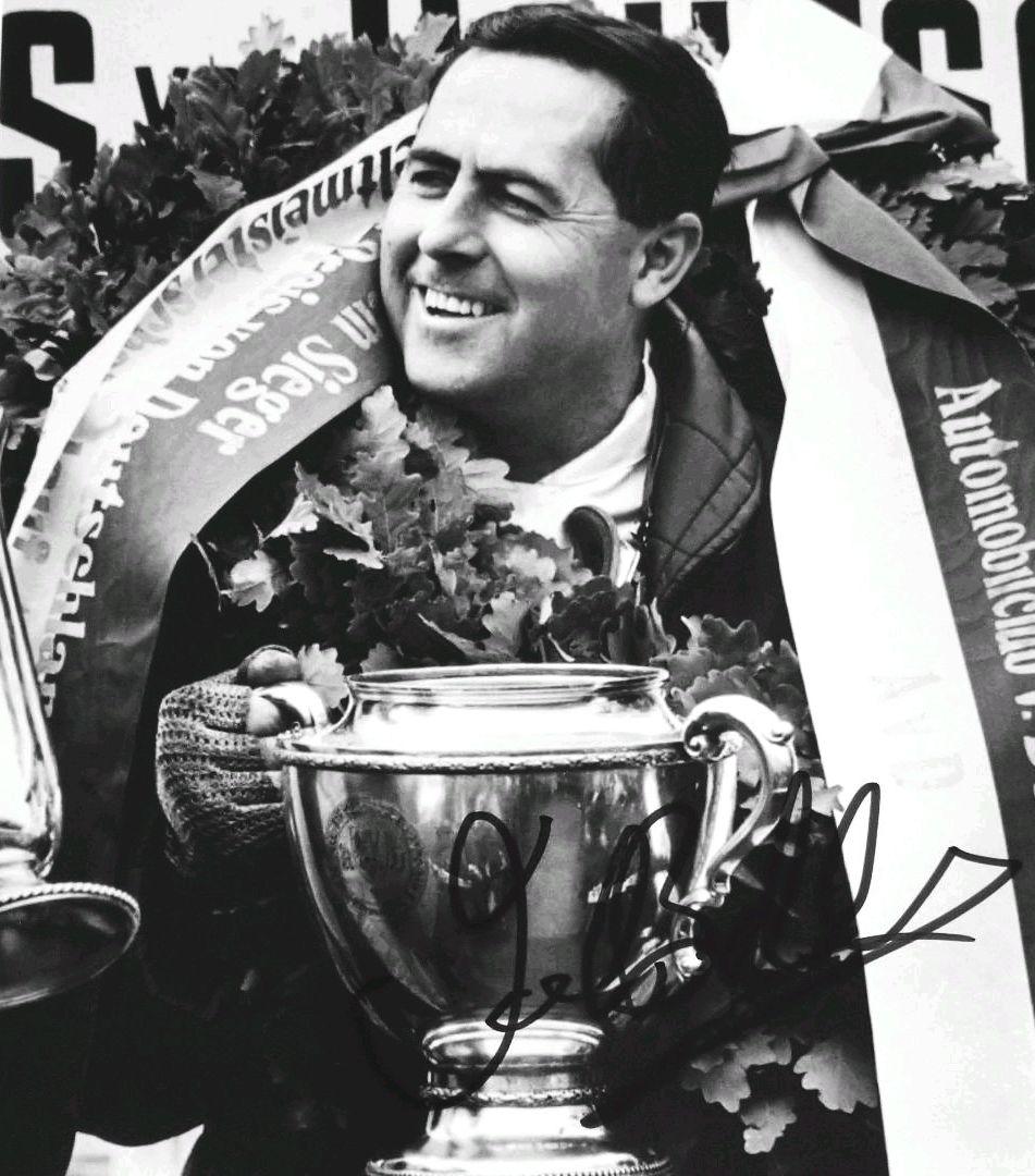 ジャック・ブラバム直筆サイン入り超特大写真…F-1ドライバー