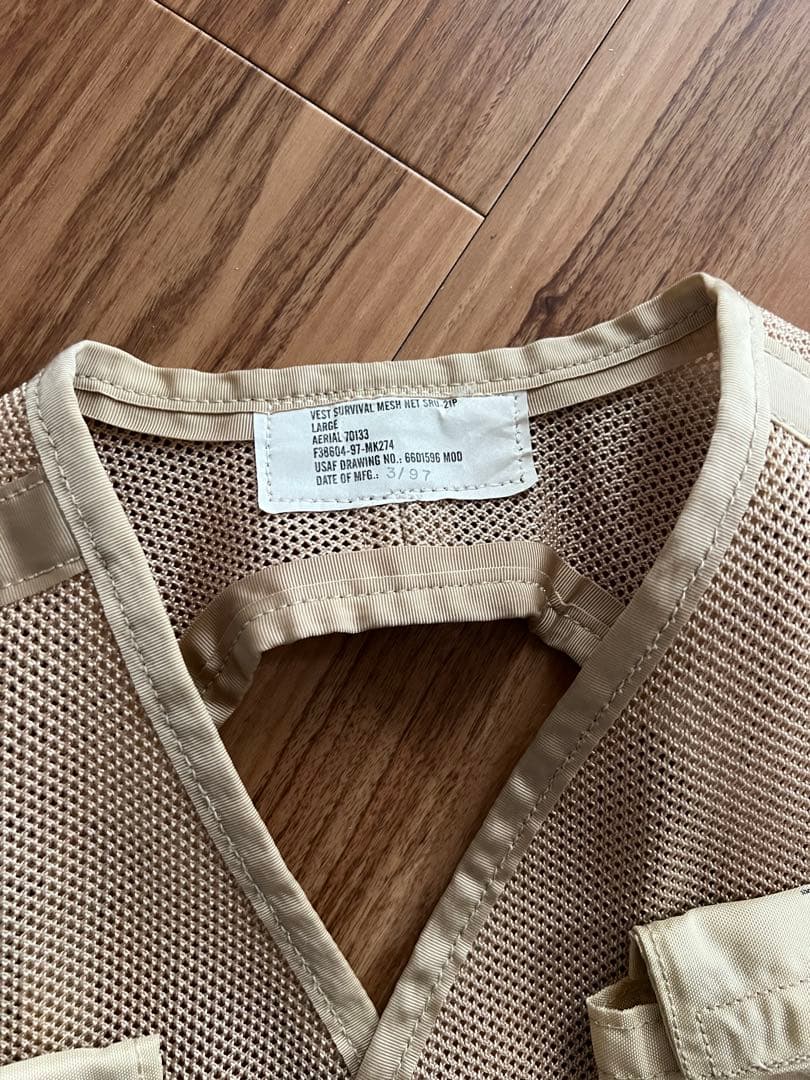 パイロットサバイバルベスト Ｌsize デッドストック ミリタリー