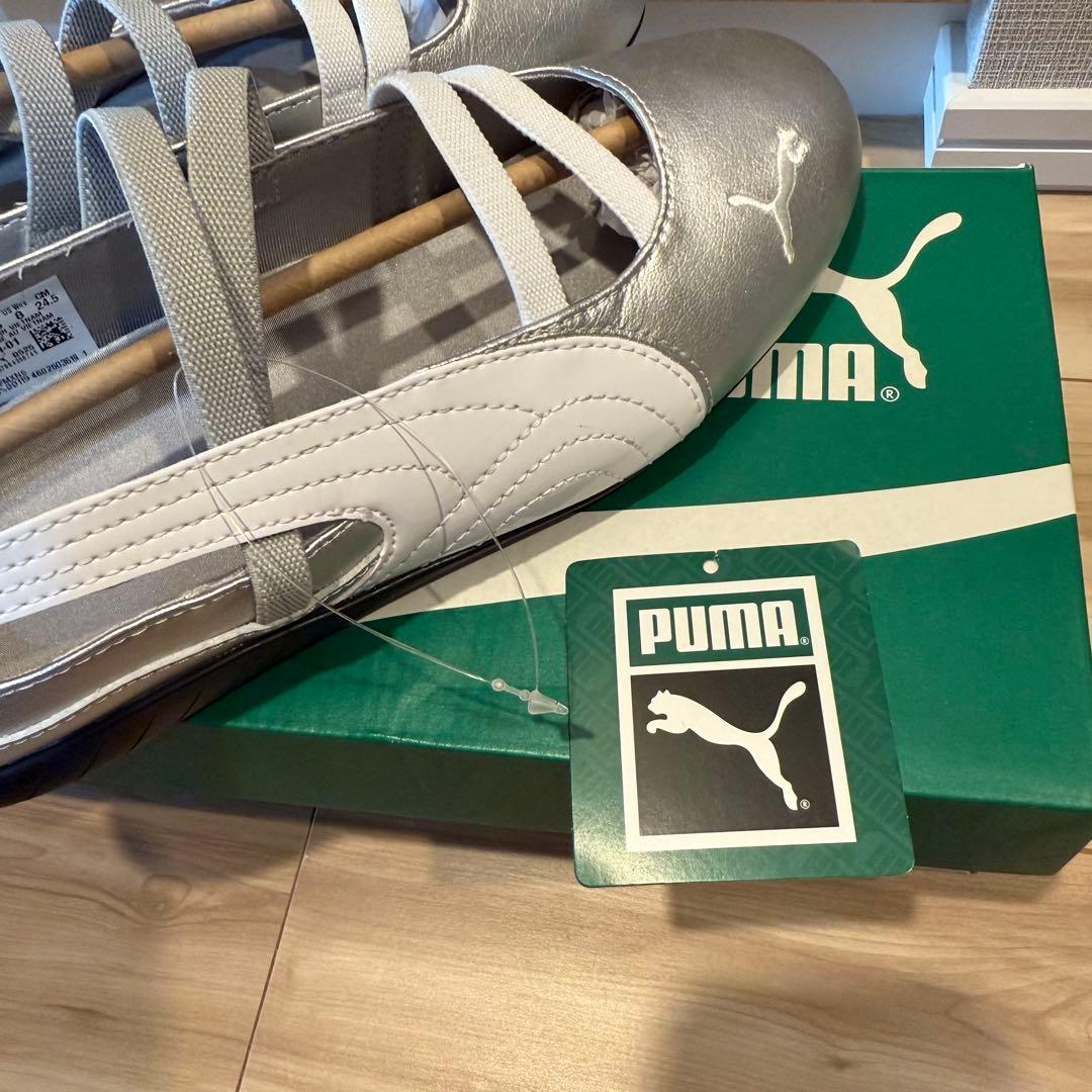 PUMA ウィメンズ スピードキャット バレエ メタリック スニーカー 24.5