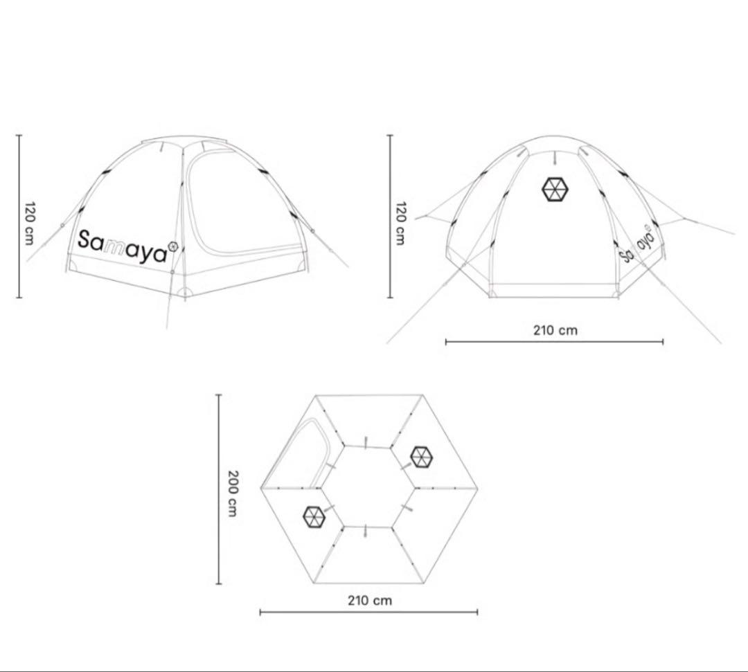 SAMAYA samaya2.5 テント　箱付き