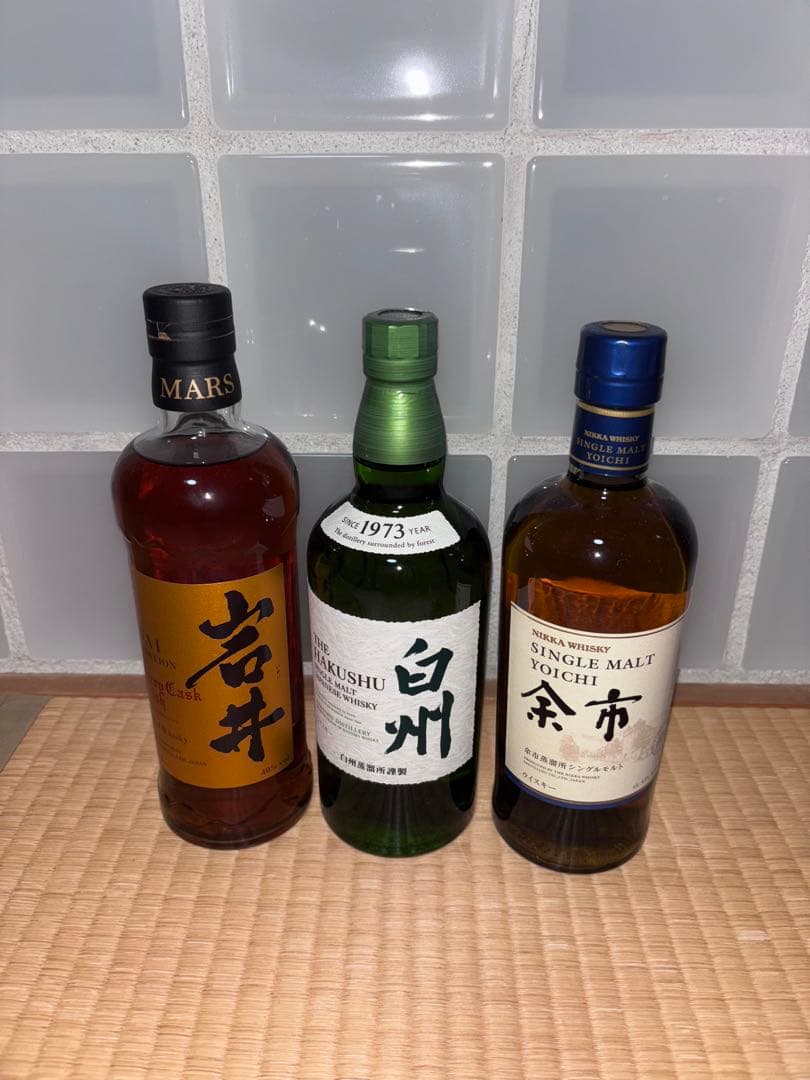 ほぼ定価　白州　岩井シェリーカスク　余市　セット　赤字です