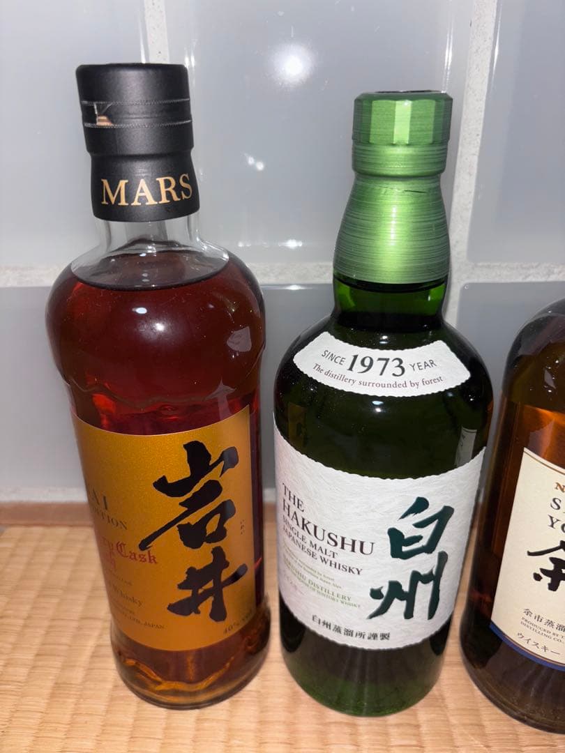 ほぼ定価　白州　岩井シェリーカスク　余市　セット　赤字です