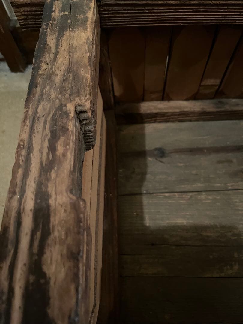 激レアアンティーク　井戸桶　井戸のオブジェ　茶道具　茶室　つるべ井戸　手汲井戸