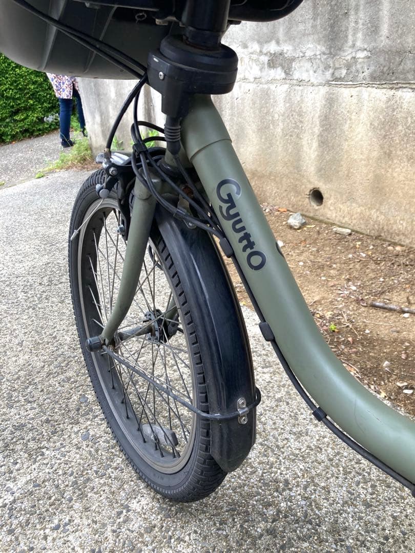 電動3人乗り自転車 パナソニックGyutto 直接お取引 11月20日迄に引取り