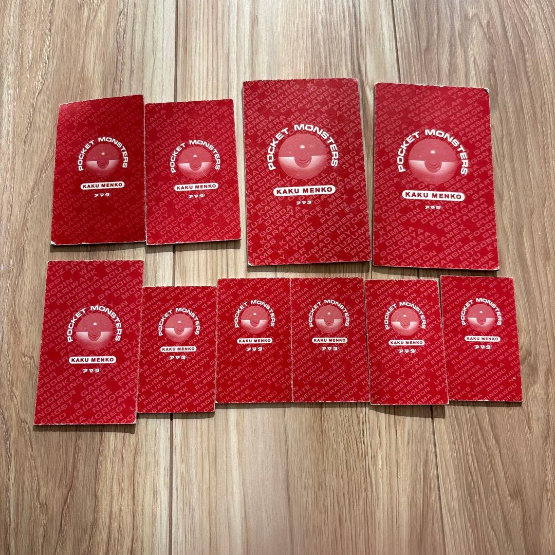 ポケットモンスター カクメン アマダ kaku menko メンコ まとめ売り