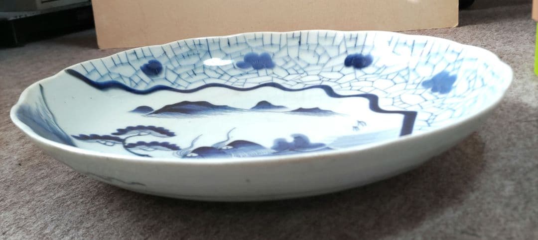 古伊万里　山水　大皿　D539