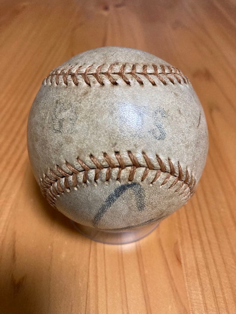 【超稀少】長嶋茂雄　デビュー当時　直筆サインボール　背番号3/GIANTS入り