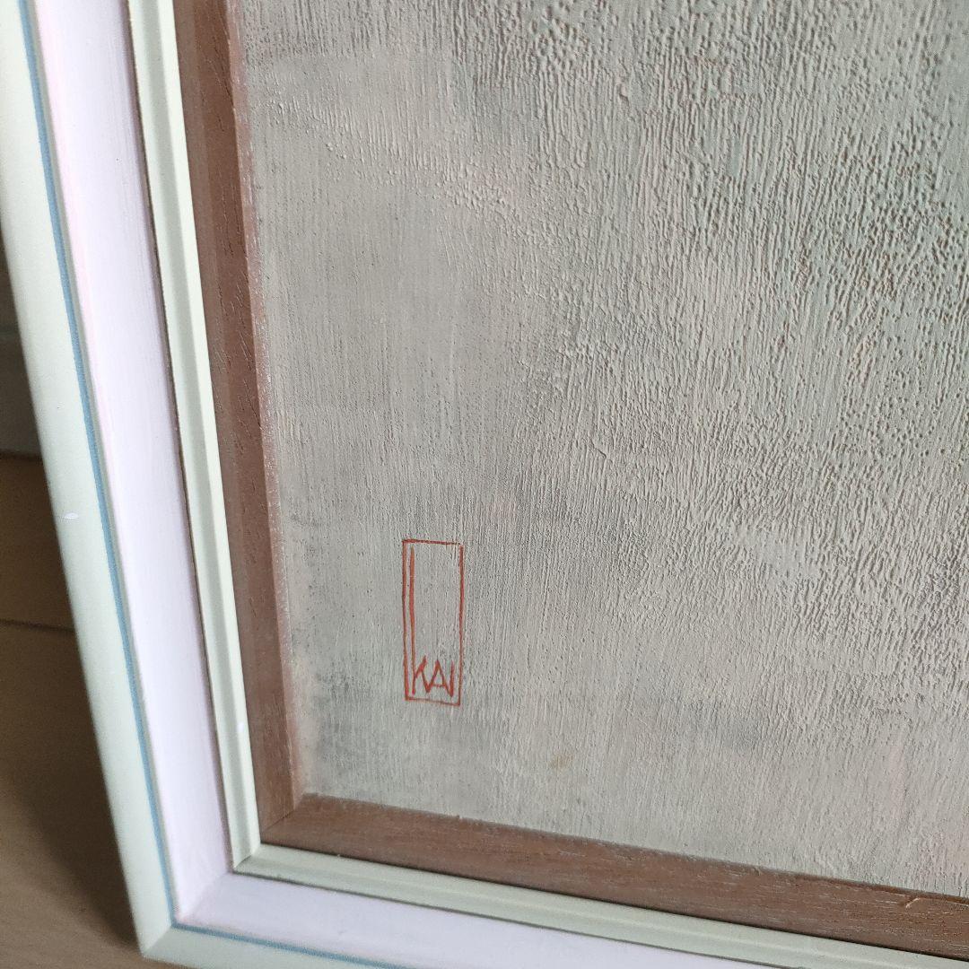 川畑絵　M12号　日本画　原画　美人画　一点物