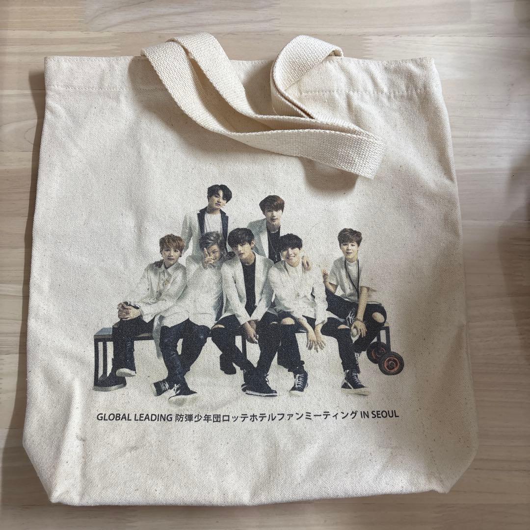 BTS ソウル　ロッテ ファンミーティング 直筆サイン＆トートバッグ＆パス