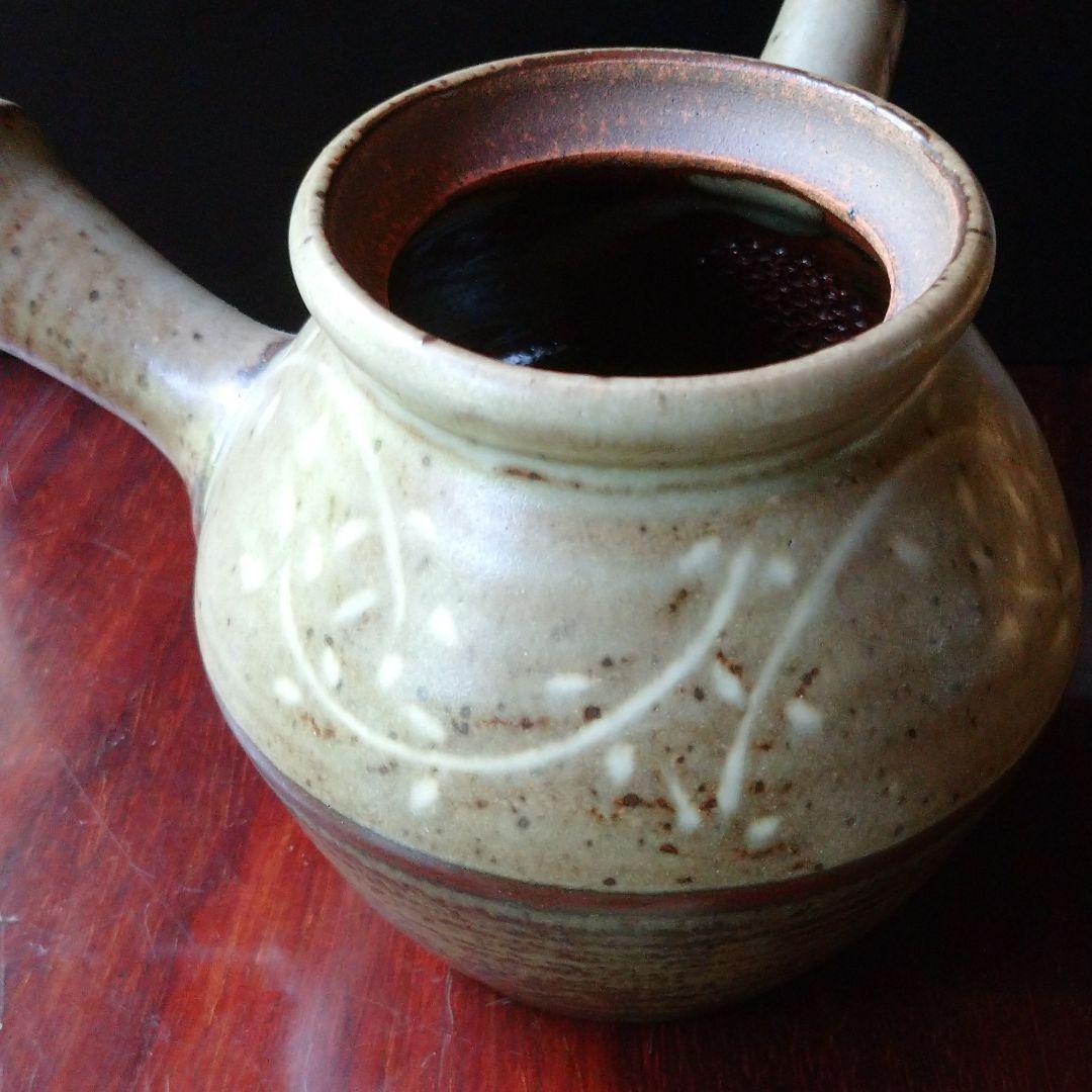益子 明石 庄作の 『土瓶』急須