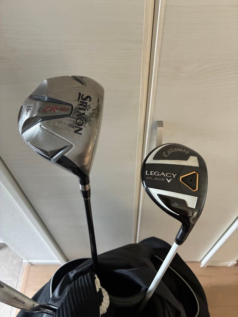 ゴルフバッグとゴルフセット