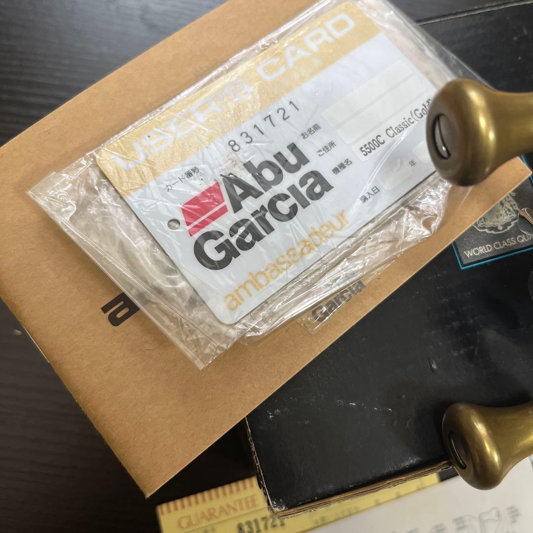 レア物★美品 アブガルシア アンバサダー5500Cフルカスタム品、付属品完備