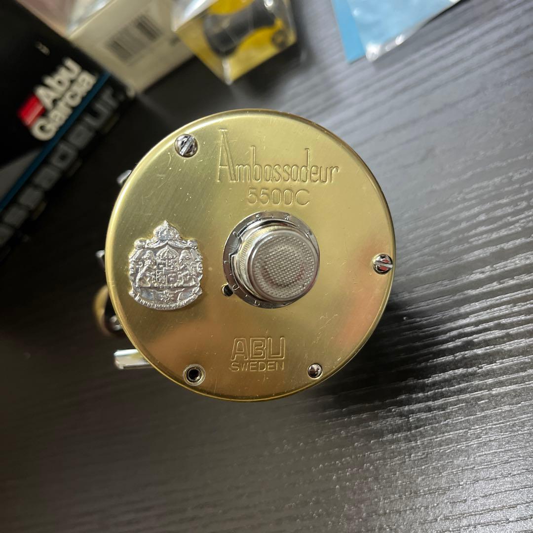 レア物★美品 アブガルシア アンバサダー5500Cフルカスタム品、付属品完備