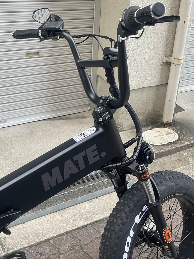 新品未使用★MATEBIKE用♪ハンドルバー＆専用ステム 取付簡単♪ポン付可能