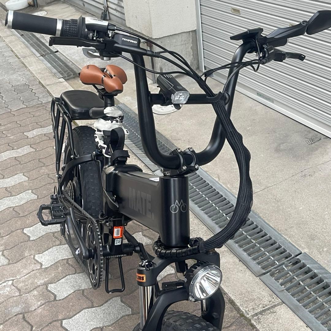新品未使用★MATEBIKE用♪ハンドルバー＆専用ステム 取付簡単♪ポン付可能