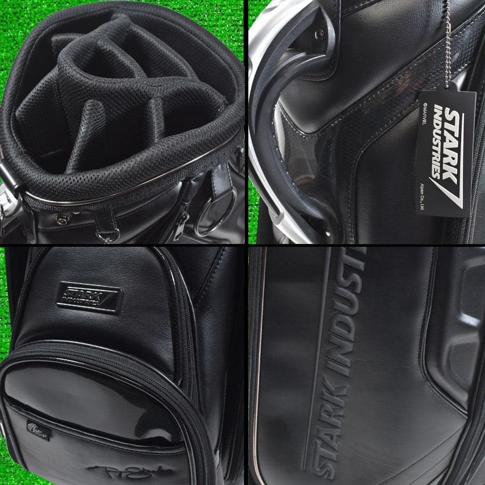 真*広様 STAK INDUSTRIES ゴルフ キャディバッグ９型【ブラック】